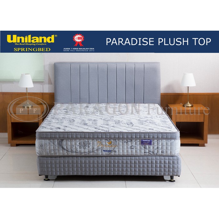 Spring bed Paradise PT 160x200 Rivera grey set Uniland