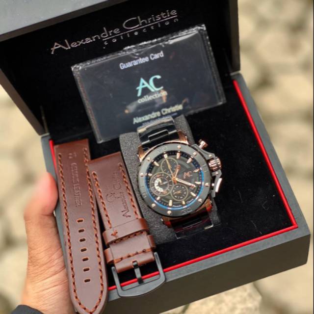JAM ALEXANDRE CHRISTIE ORIGINAL AC 9205 COLLECTION READY TERMURAH JAM TANGAN PRIA