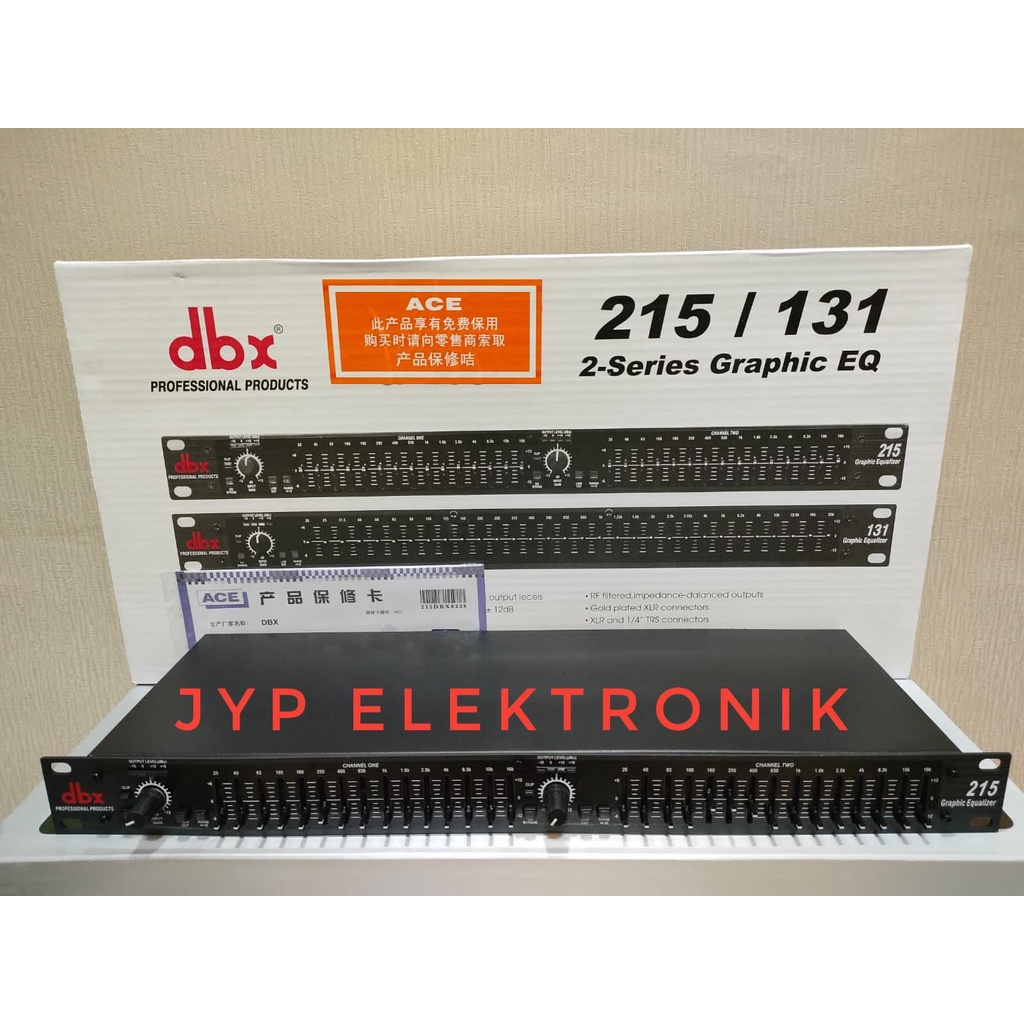EQUALIZER DBX 215 / 131 / DBX 215/131