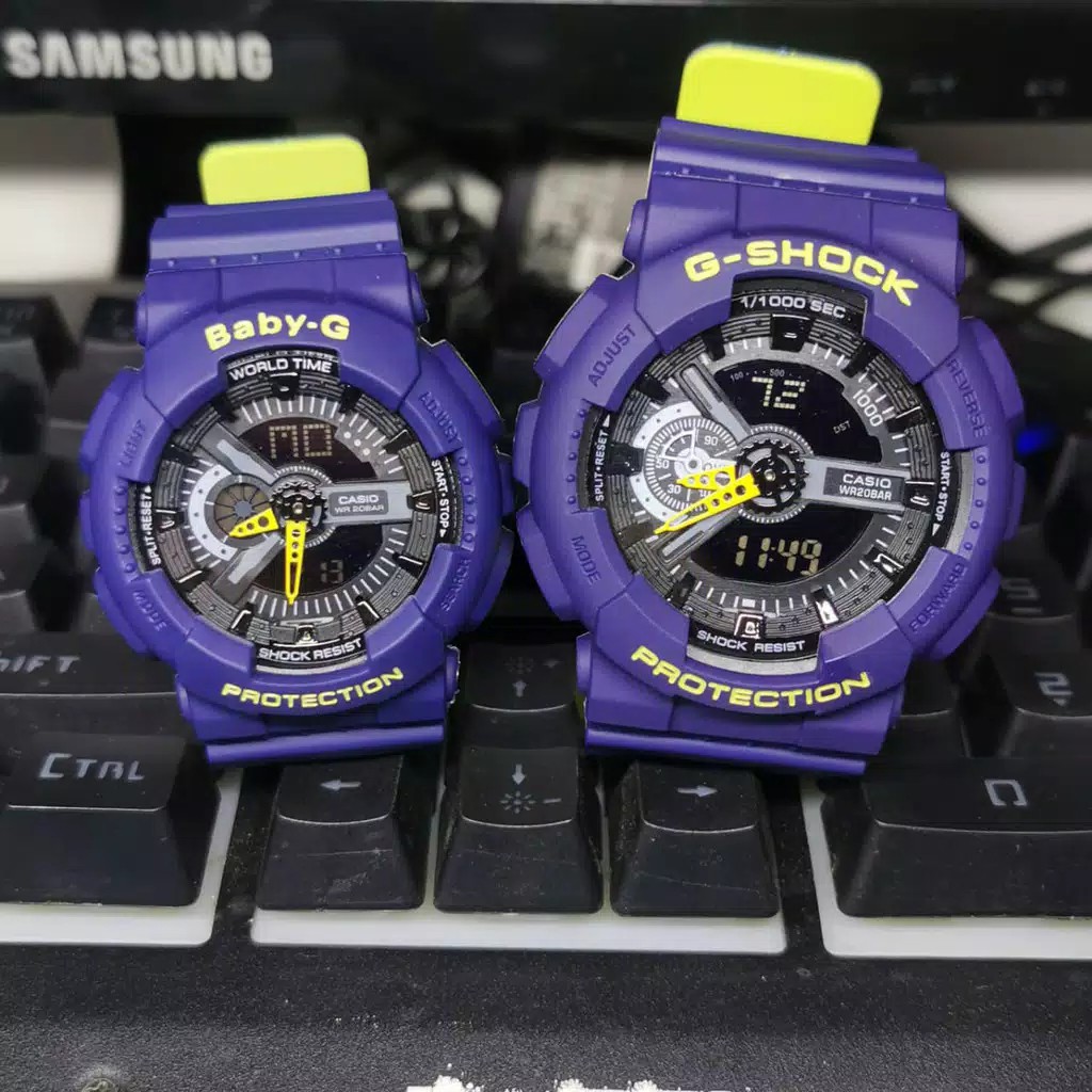 Ready Jam Tangan Couple G-SHOCK CASIO GA-110 DUA WARNA anti air free box n batre cadangan