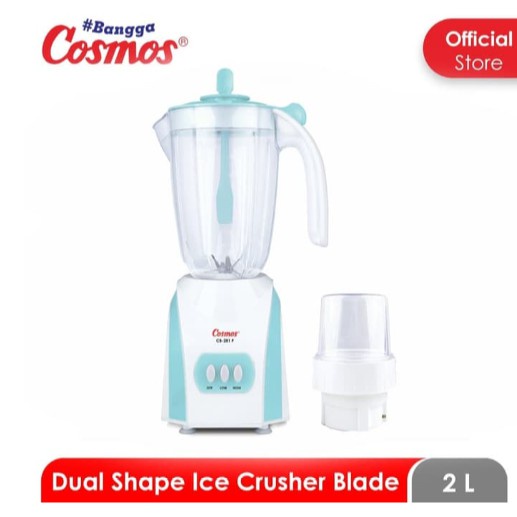 Cosmos CB-281 P - Blender 2 L Plastik 380 W stainless steel juicer Penggiling bumbu kering basah