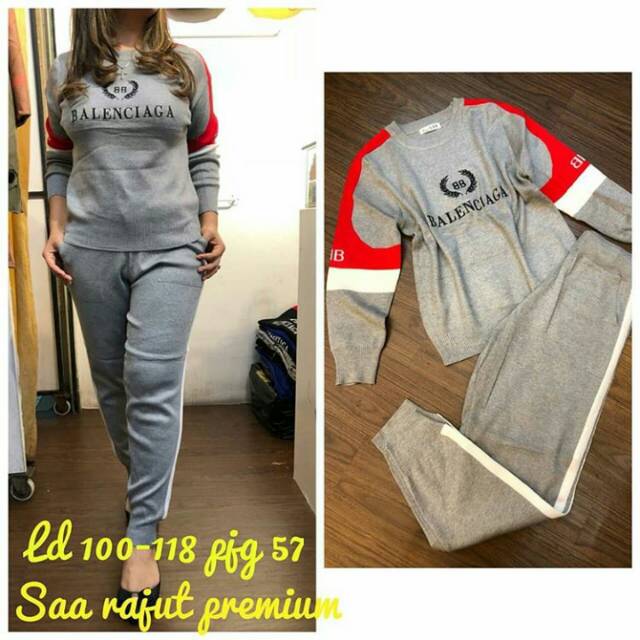 Via#SETELAN RAJUT IMPORT BALENCIAGA (VOO/VJO)