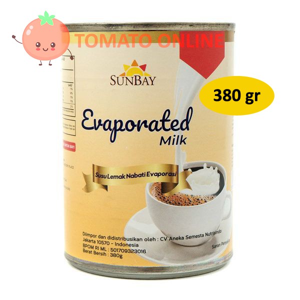 

Sunbay / Susu Evaporated Milk Evaporasi / Kaleng / 380 gram gr G / 380gr