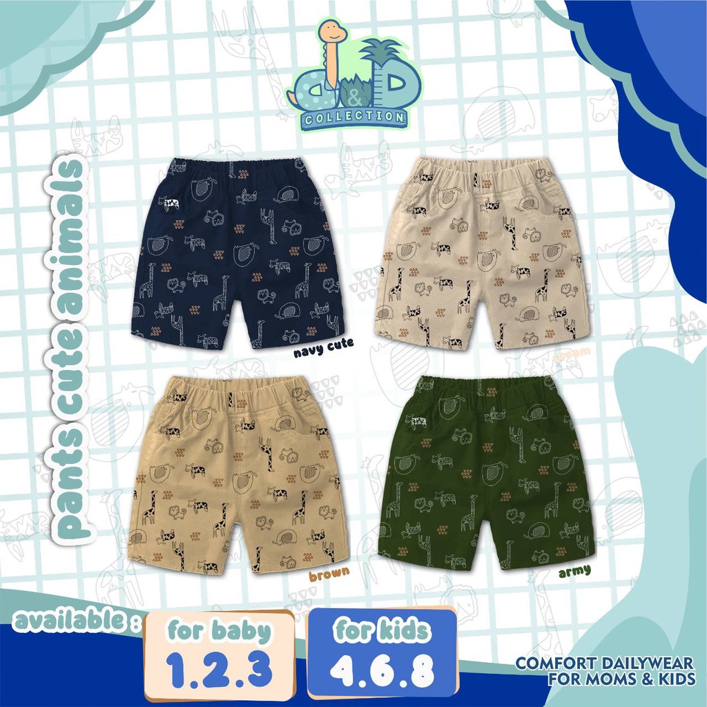 Shortpant / Celpen Chinos Fullprint by D&amp;D