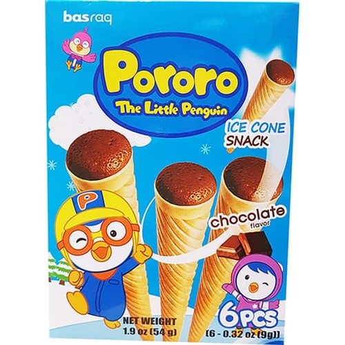 PORORO ICE CONE SNACK 54GR / BISKUIT KOREA BENTUK ICE CREAM