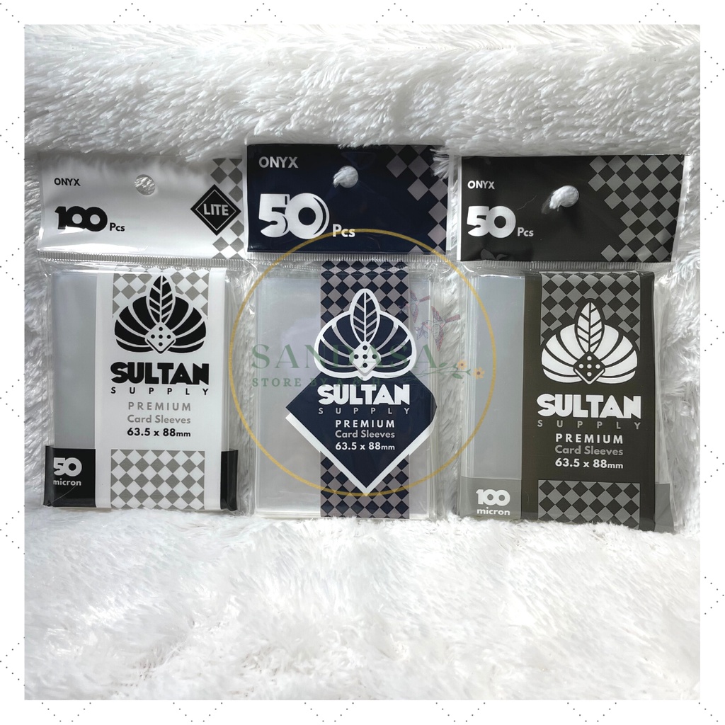 [PACK] Inner Sleeve Sultan Onyx 63.5 x 88mm (66 x 91mm) | Photocard | KPop | Board Game