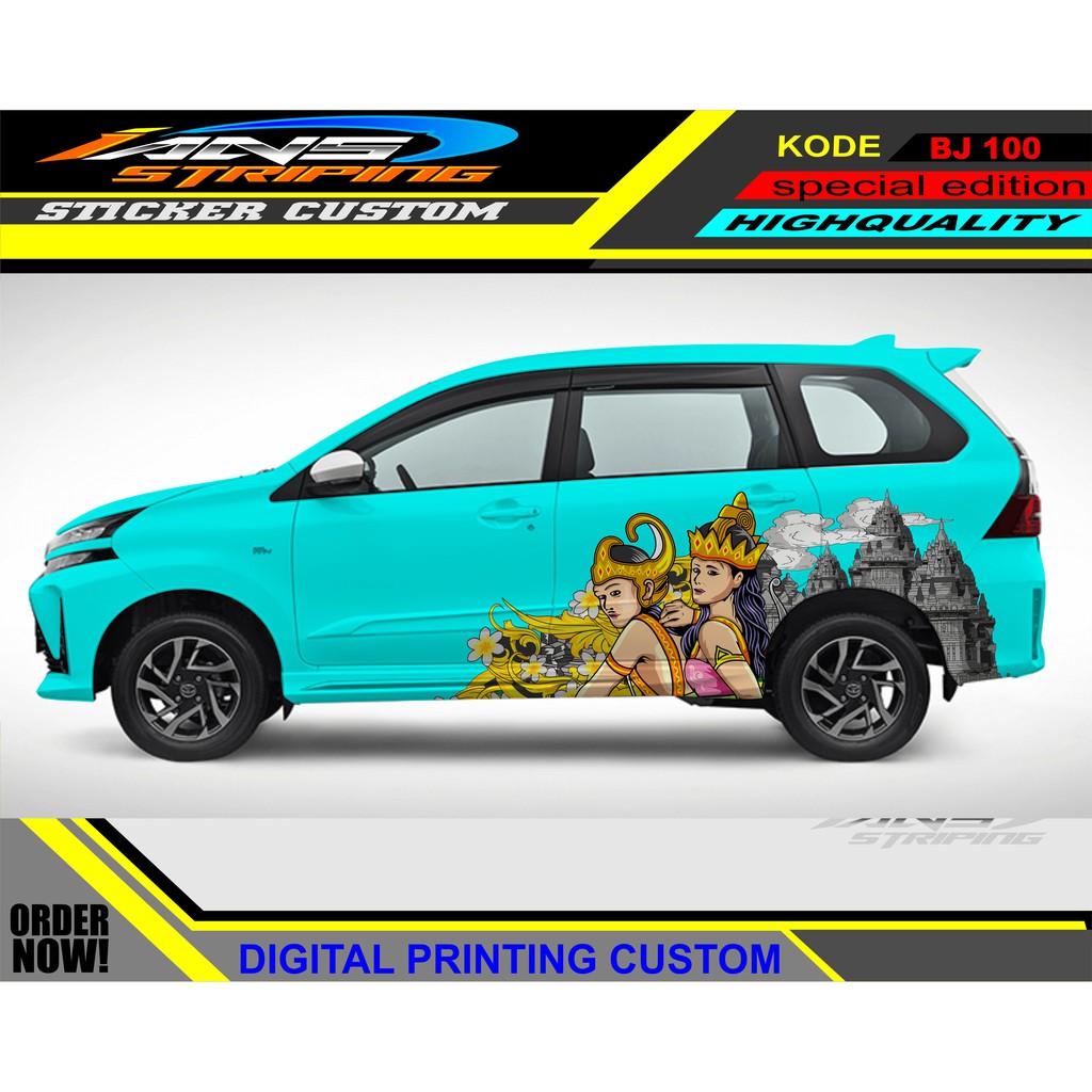 DECAL STICKER MOBIL AVANZA XENIA