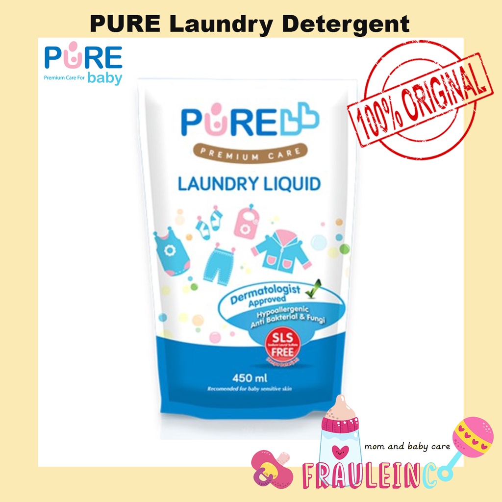 *FRAULEINCO* Pure BB LIQUID BOTTLE CLEANSER REFILL 450 ml / PureBB Pure Baby PureBaby PEMBERSIH BOTOL