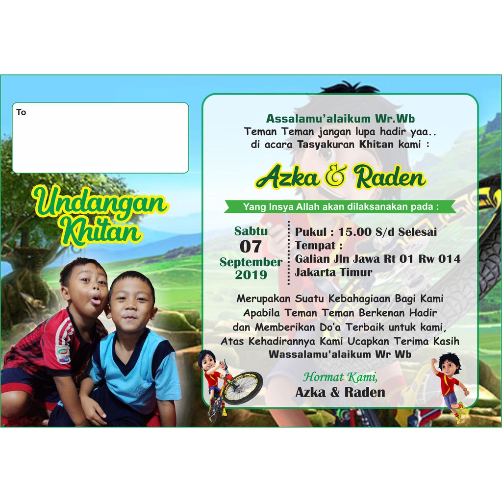 53 Contoh Undangan Khitan Untuk Teman Terbaik Gratis