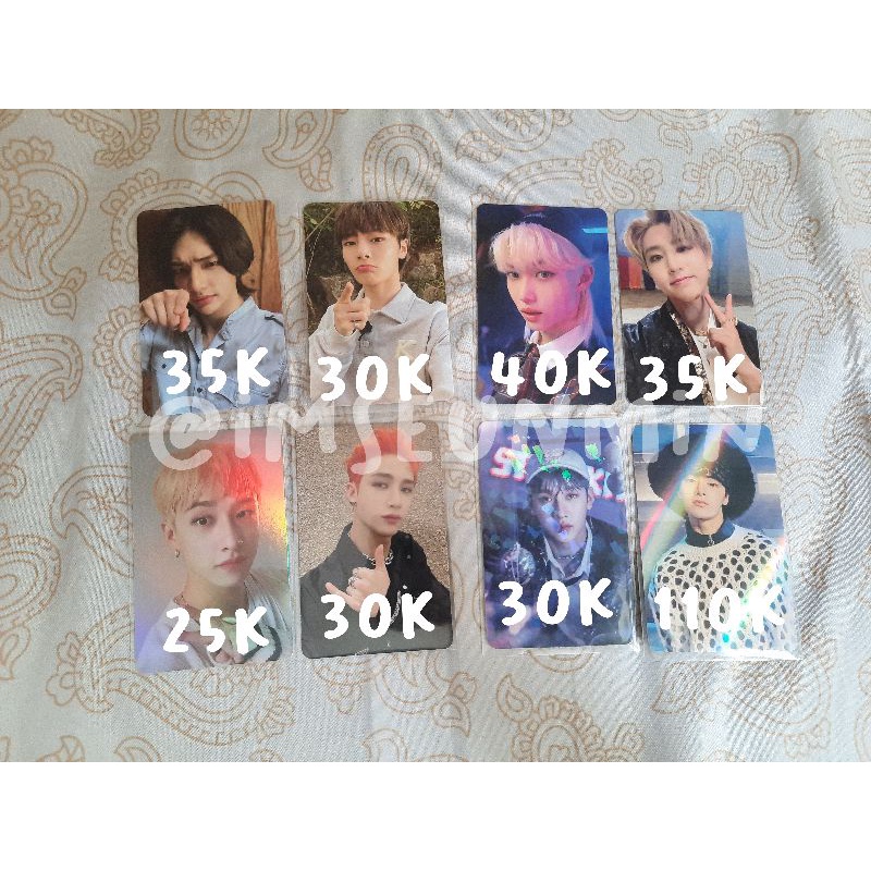 photocard stray kids noeasy / christmas evel / withdrama