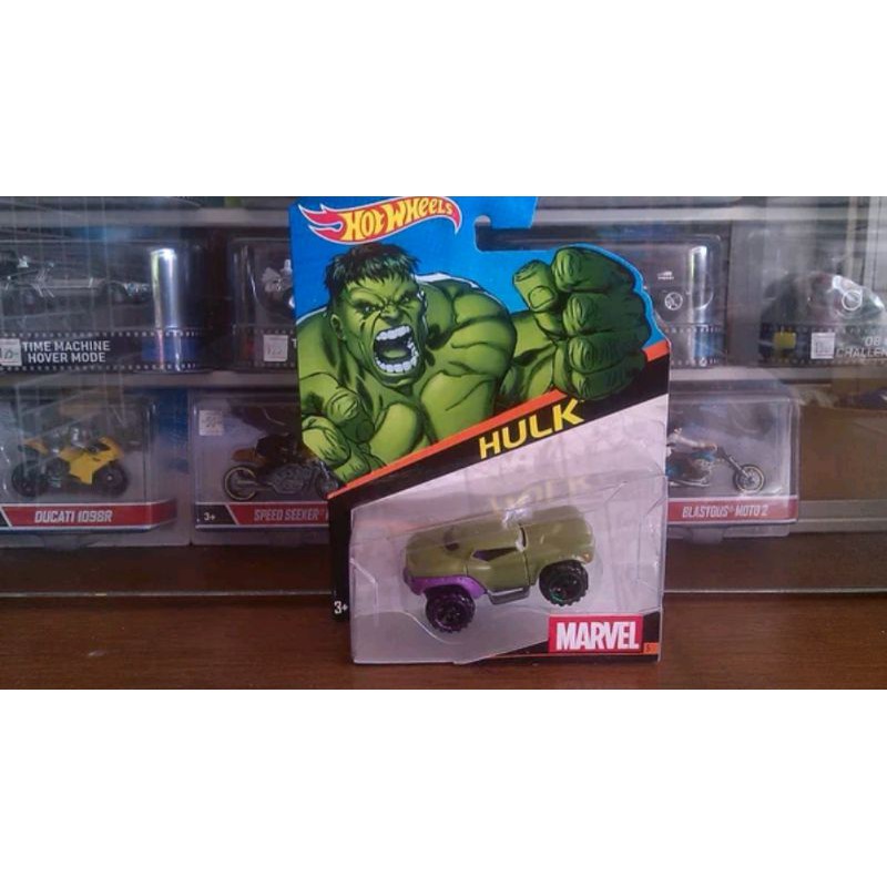 Hot Wheels Marvel Hulk - Not Mint/Blister Card Jelek