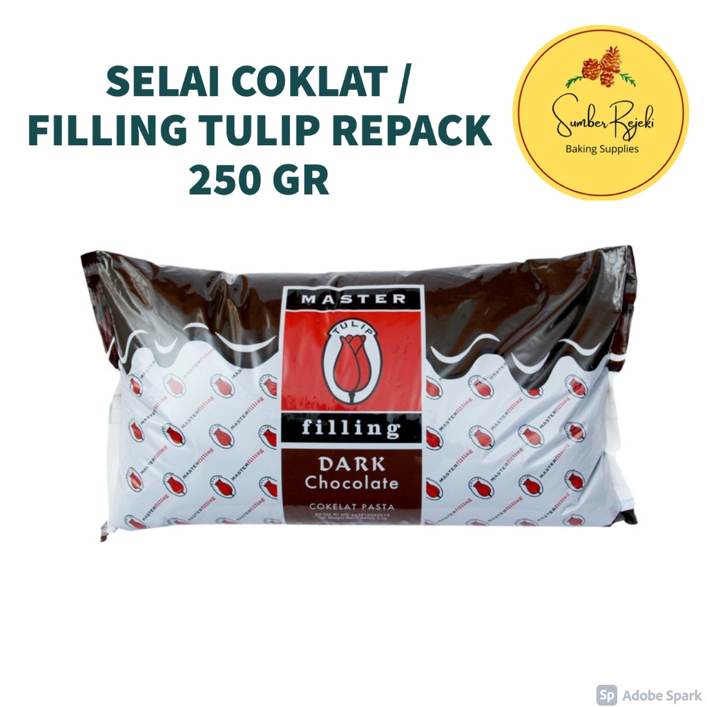 

Selai Coklat / Cokelat Tulip | Filling Tulip 250 Gr