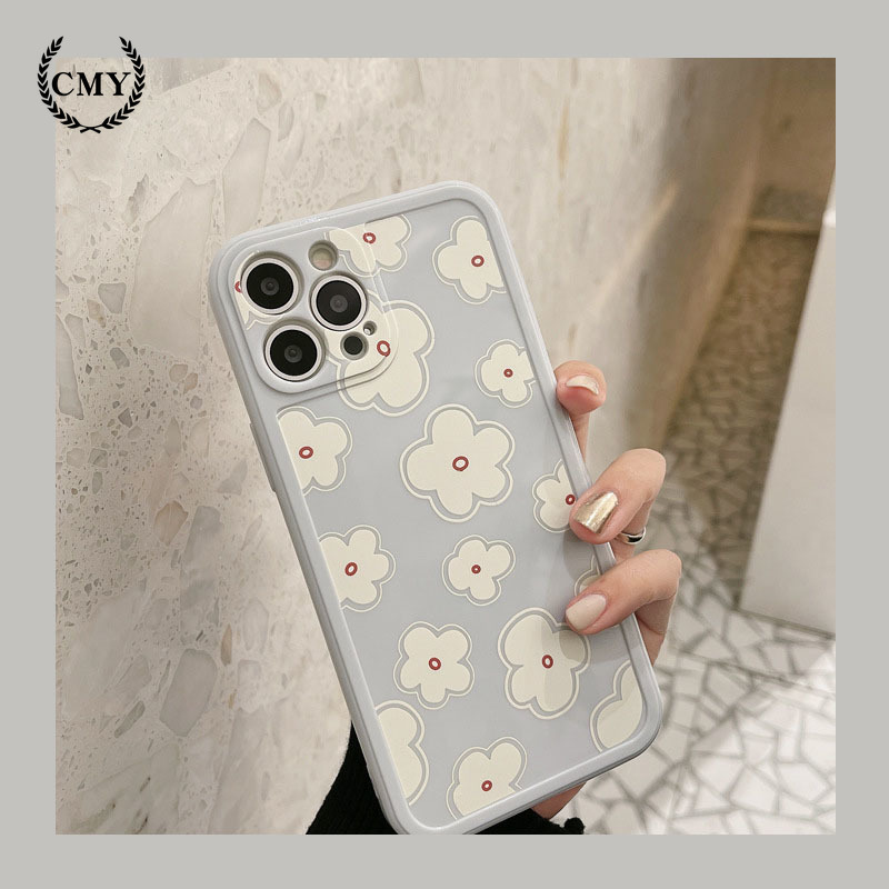 case iphone Cute retro little flowers tpu Phone Case For