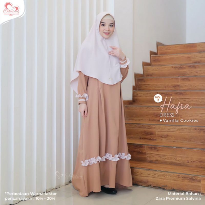 gamis polos hafsa by salvina