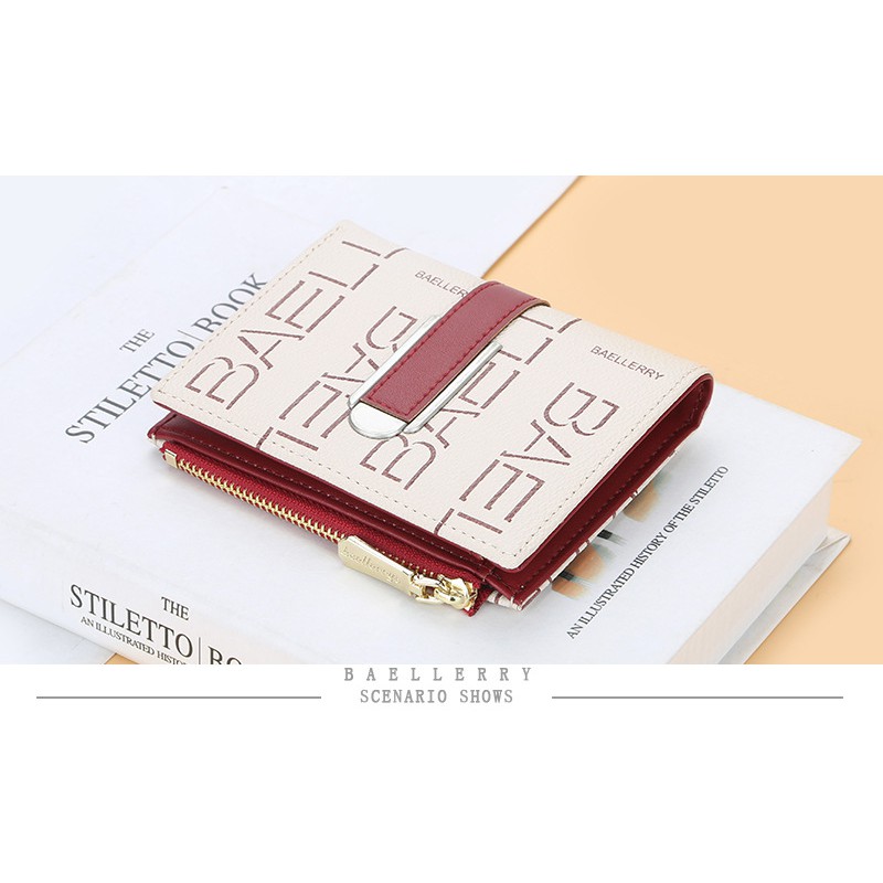 DOMPET LIPAT WANITA MINI IMPORT BAELLERRY ORIGINAL KULIT JENNIFER PENDEK KARTU KECIL BATAM MURAH ORI