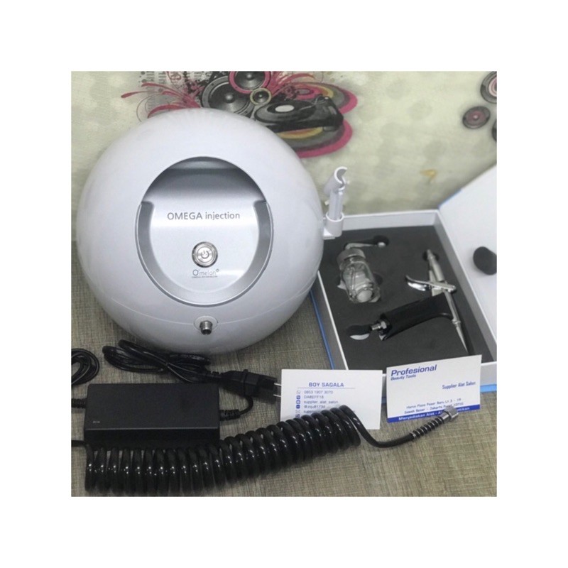 JAMINAN ORIGINAL 100% OMEGA INJECTION Oxygen Water Skin Spray Wrinkle Removal Rejuvenation Machine