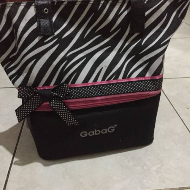 COOLER BAG GABAG ZEBRA / TAS ASI GABAG ZEBRA (PRELOVED)