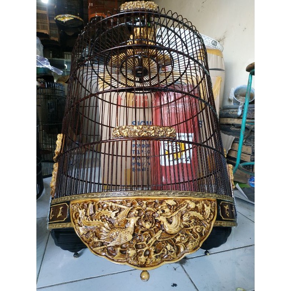 sangkar murai batu / kandang murai batu / sangkar fiber / sangkar bulat / sangkar burung / kandang b