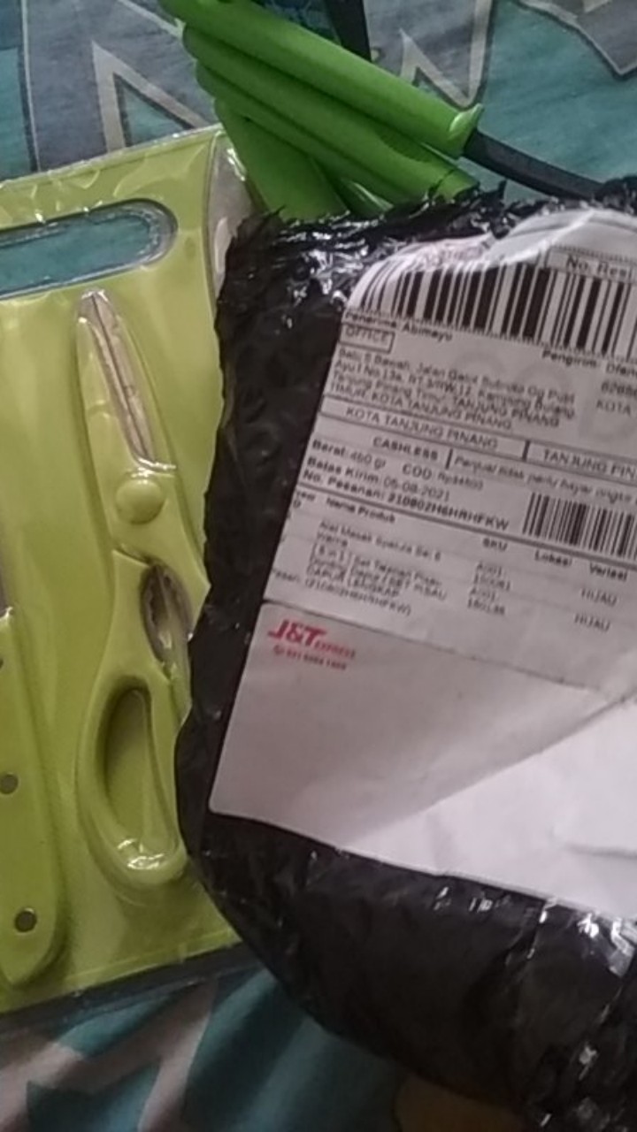 Alat Masak Spatula Set 6 Warna