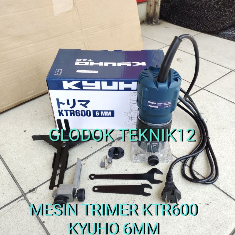 MESIN TRIMER KYUHO KTR600 / MESIN PROFIL KAYU 6MM KYUHO KTR600