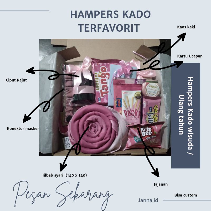 

HAMPERS HIJAB MURAH JILBAB SEGIEMPAT MURAH KADO SPESIAL