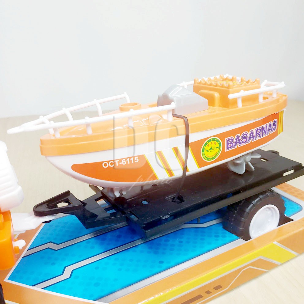 Mobil Basarnas Team Jeep Boat Perahu