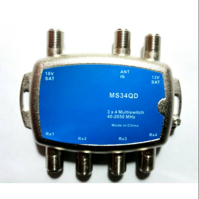 Multi switch parabola 3x4 extra in antena model ms34qd