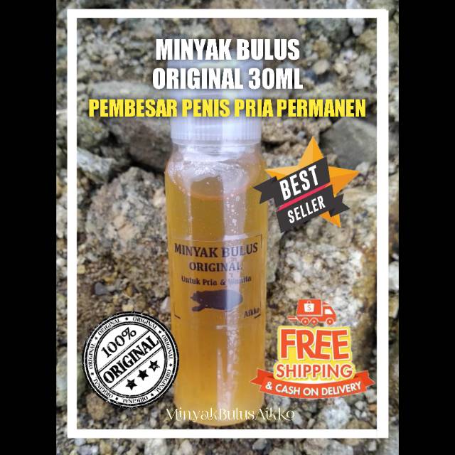 MINYAK BULUS ORIGINAL 30ML PEMBESAR P*NIS PRIA PERMANEN