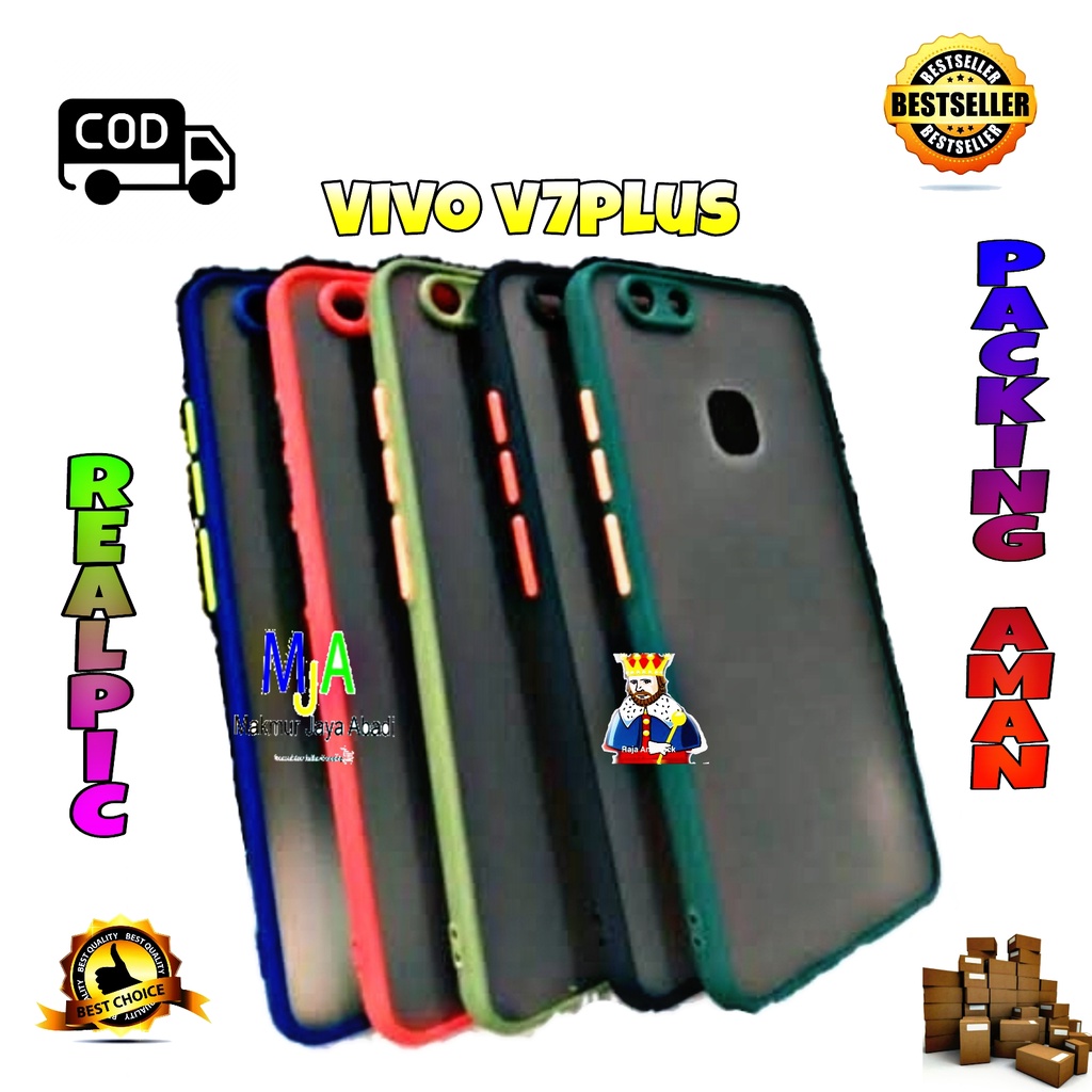 SOFTCASE VIVO V7 PLUS - CASE MATTE FULL COLOUR MY CHOICE BUMPER CASE PELINDUNG KAMERA