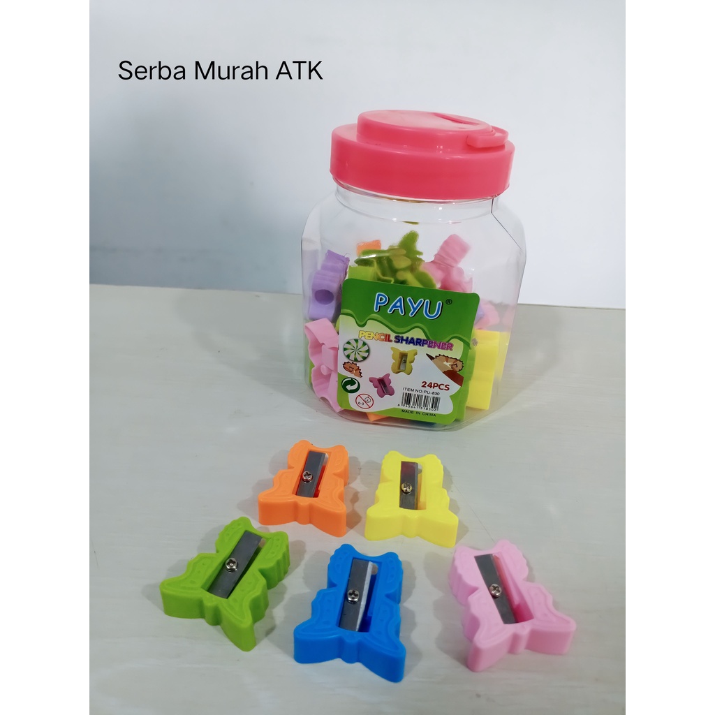 

RAUTAN PENSIL SHARPENER PAYU / RAUTAN LUCU / SERUTAN UNIK ( /PCS )