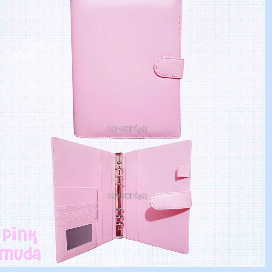 

Paket Laris Binder Polos KULIT 6 Ring A5