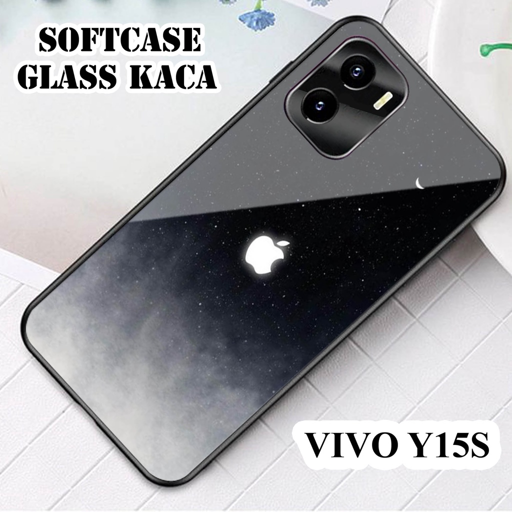Softcase Glass Kaca VIVO Y15 S - Casing HP VIVO Y15 S[ S01 ].
