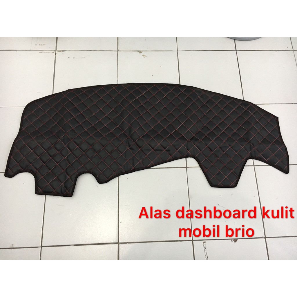Alas Dashboard Kulit Mobil Honda Brio Lama / Cover Dasbor Kulit Brio 2014 karpet dasbor model wajik 