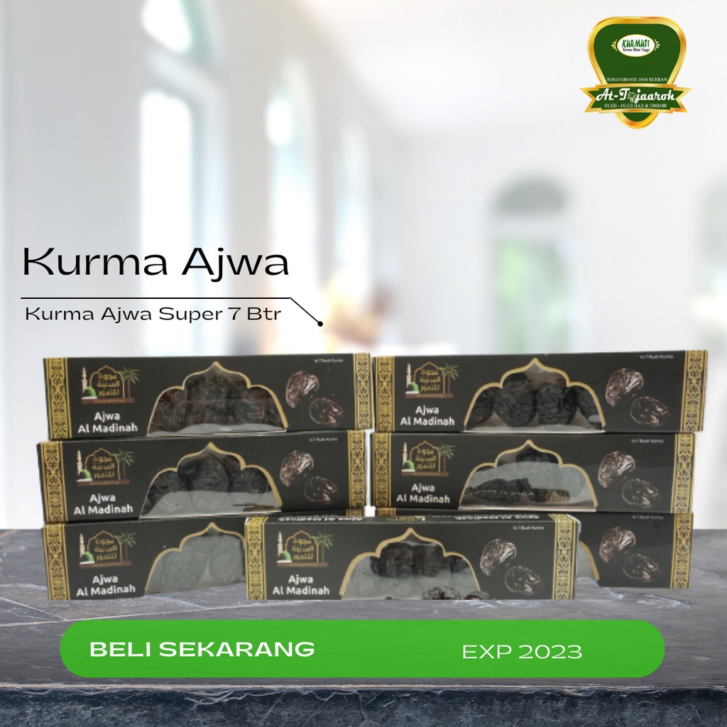 

KURMA AJWA MADINAH 7 BUTIR