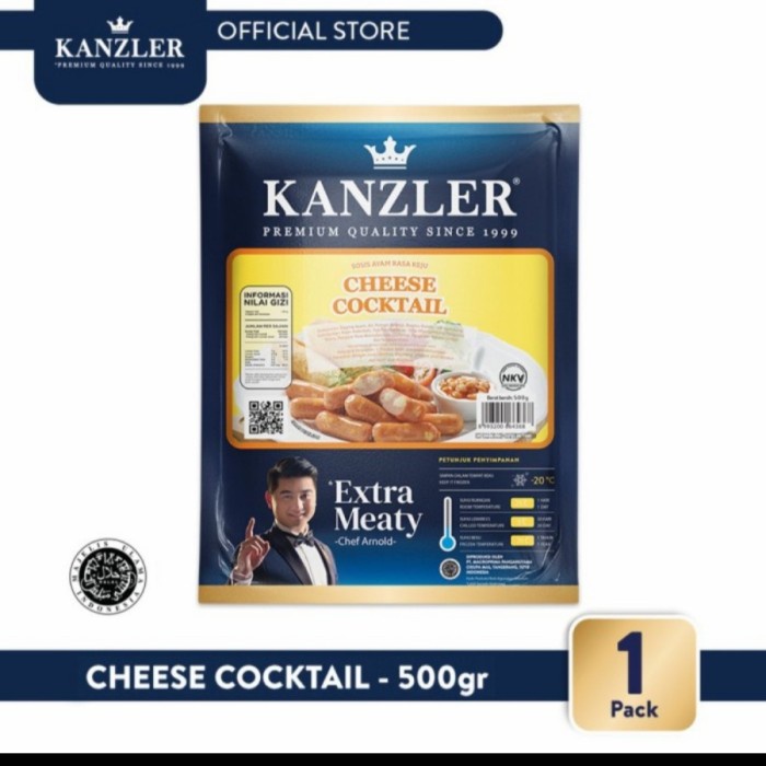

SOSIS KANZLER CHEESE COCKTAIL 500 GR BOGOR