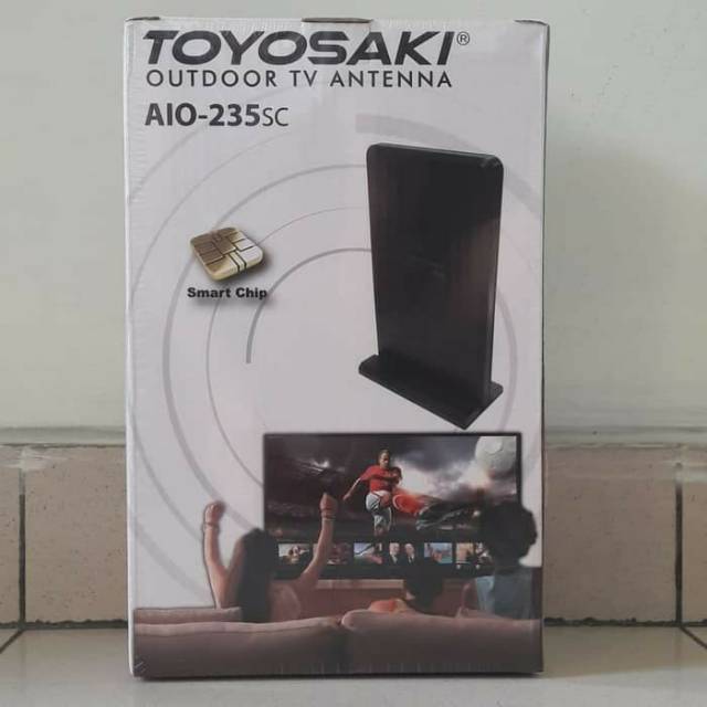 Antena Tv Indoor(Dalam)/Outdoor(Luar) Toyosaki Aio 235 sc Digital Analog