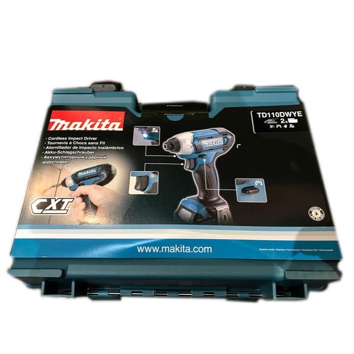 Makita TD110 DWYE - Mesin Obeng Baterai Impact TD 110 12 V