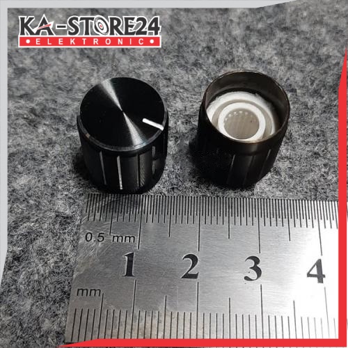 Knop Potensio 14mm - knob potensio potensiometer alumunium kecil 14mm - Knob