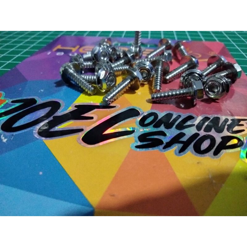 baut probolt body Honda stenles 2 kunci