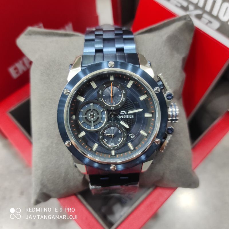 New EXP Expedition E 6748 Jam Tangan Pria E6748 Original MCBTUBU Navy