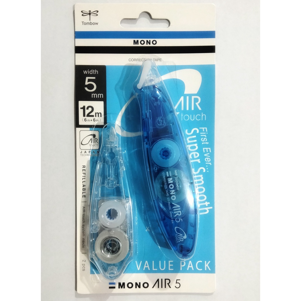 

Tombow Mono Correction Tape Air 5 Refillable
