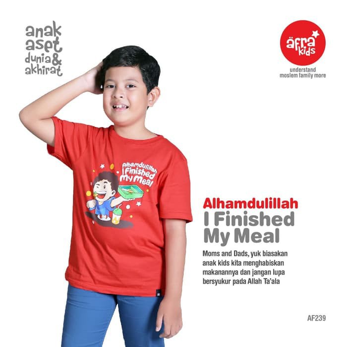 AFRA KIDS AF239 || BAJU ANAK COWOK || KAOS AFRA KIDS