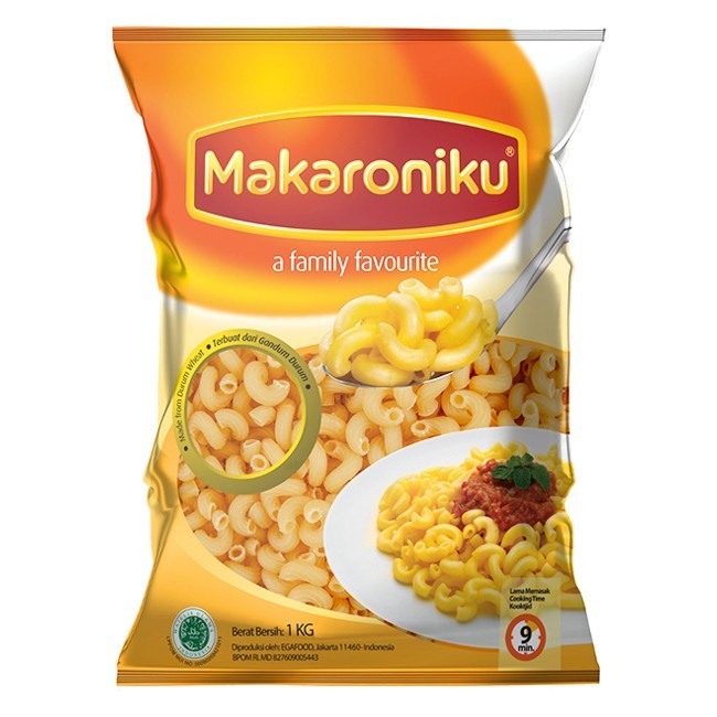 Makaroni Mentah/ Makaroni Coklat / Makaroni / Makaroni Goreng  250 Gram dan Delcron 250 gram