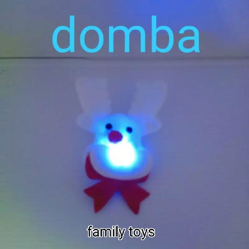 family games Pin bros led snowman rusa santa claus dekorasi natal nyala lampu christmas