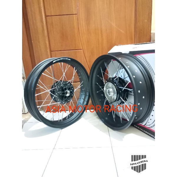 Velg Scorpio ring 17 250+ 300 /300+350/300+500 350+500  tapak lebar set Scorpio jari jari Scorpio ve