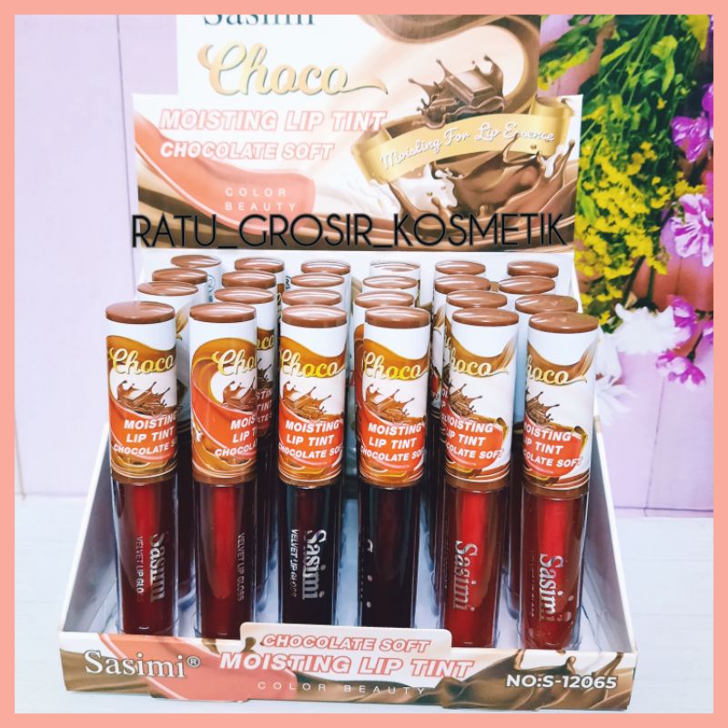 ECER!!!LIPTINT CHOCO MOISTING LIPTINT SASIMI NO.S-12065