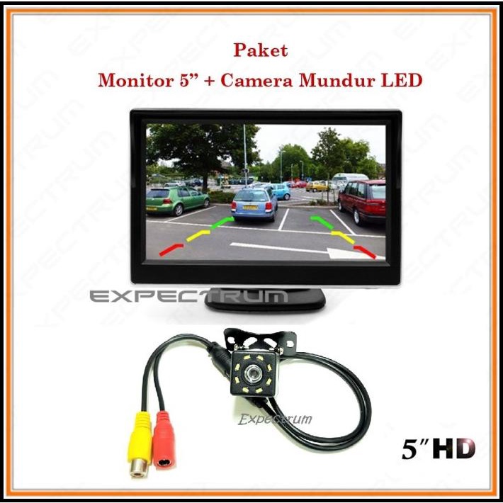 Monitor Tv Ondash 5 Inch - Paket Monitor Tv 5 Inch &amp; Kamera Led