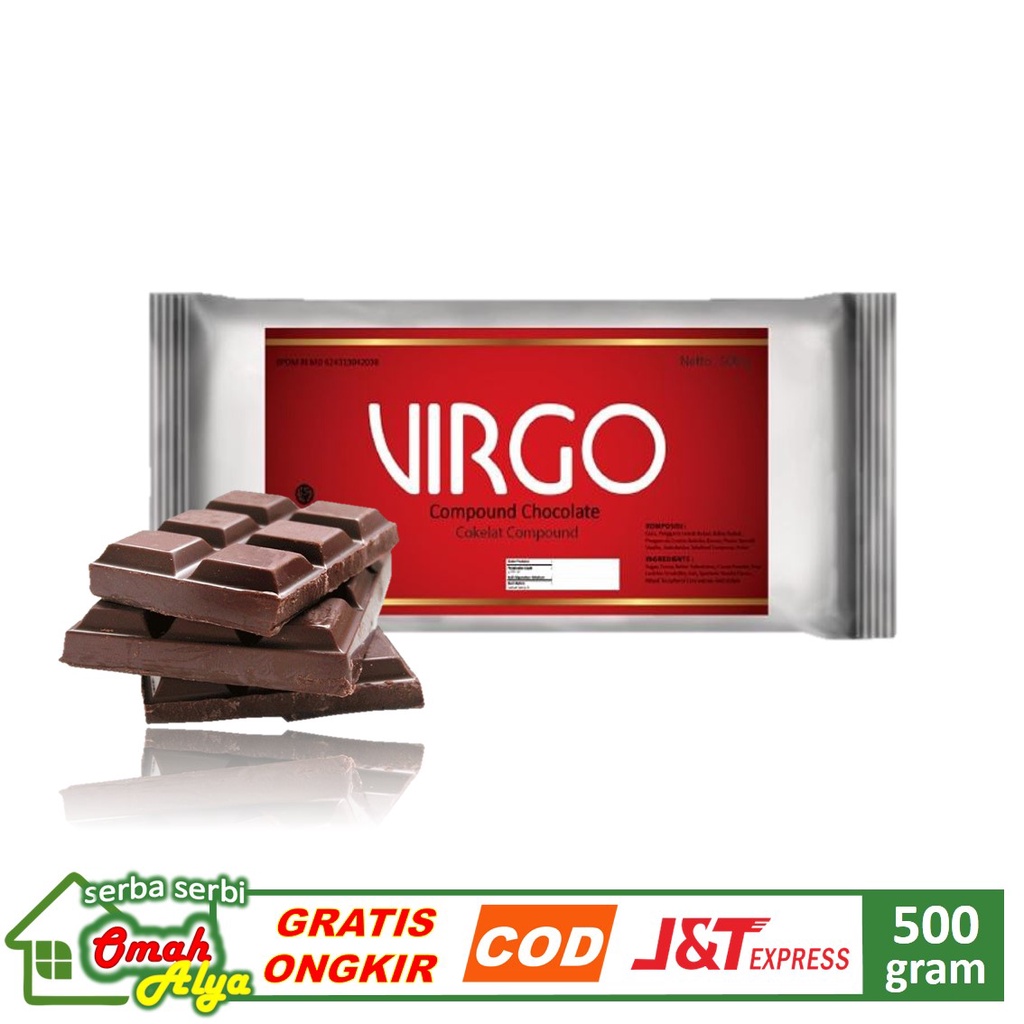 COKELAT BATANGAN MERK VIRGO UKURAN 500 gram, COKELAT VIRGO TERMURAH