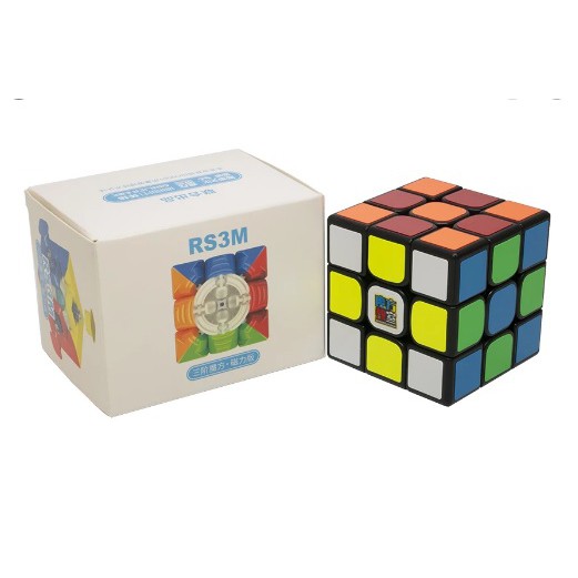 Rubik 3x3 MoYu RS3M 2020 3x3 RS3 M Magnetic 3x3x3 Blackbase Original