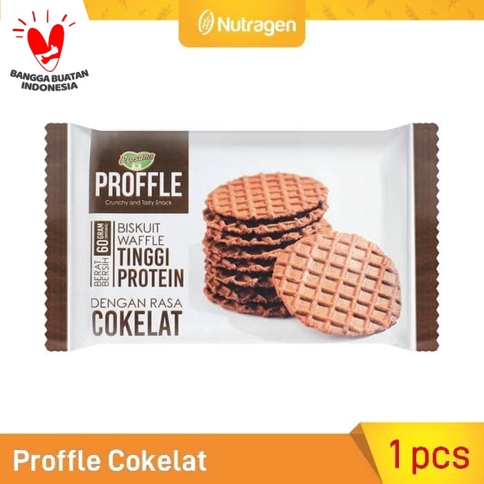 

COKELAT- PROSANA PROFFLE HIGH PROTEIN WAFFLE COKELAT 60GR -COKELAT.